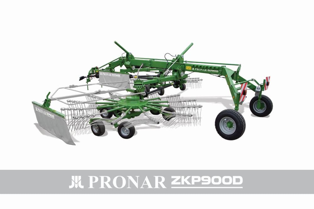 Double-rotor rake ZKP900D Hay Rake for sale